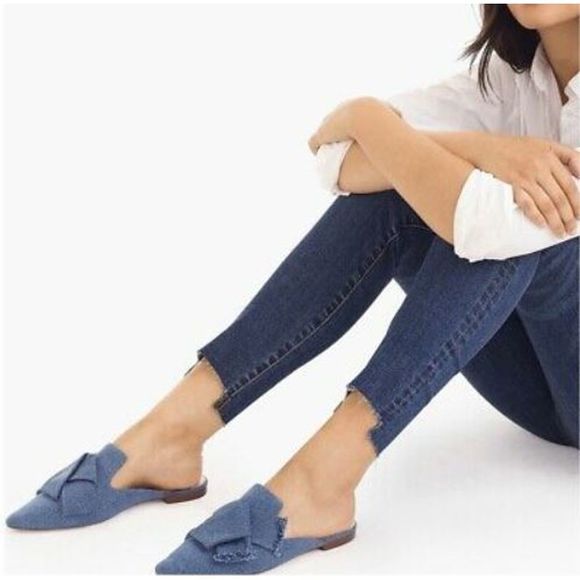 j crew mules flats